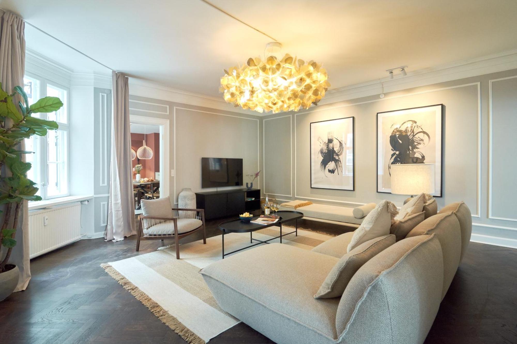 Apartamento Stylish Spacious Flat W 3br In Copenhague